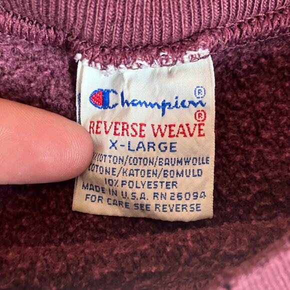 Vintage 1990s Concordia Champion Reverse Weave Crewneck - Picture 3 of 7